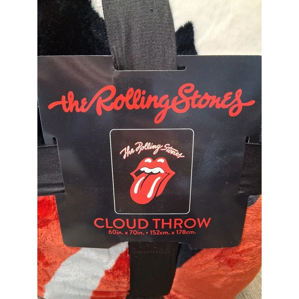 NEW! The Rolling Stones Cloud Throw Blanket, 60